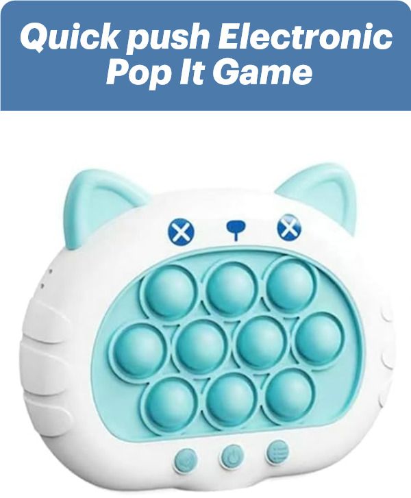 Cat Electronic Quick Push Pop Game Console