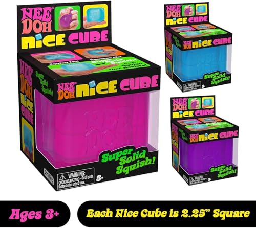 NeeDoh Nice Cube Squishy – Blue